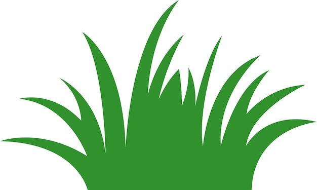 Imagen vectorial de hierba verde EPS10
