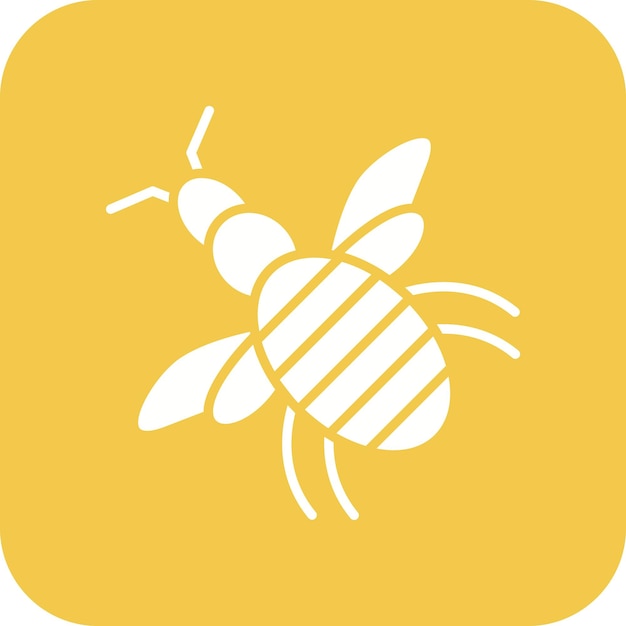 La imagen vectorial del icono de la abeja se puede utilizar para la temporada