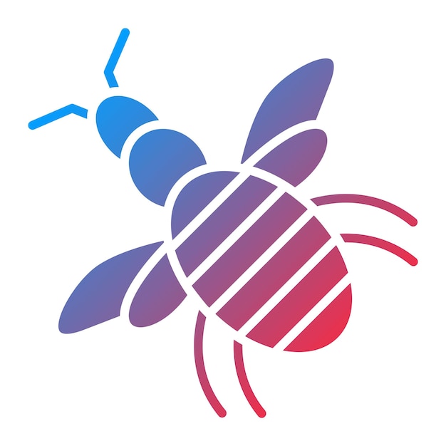 La imagen vectorial del icono de la abeja se puede utilizar para la temporada