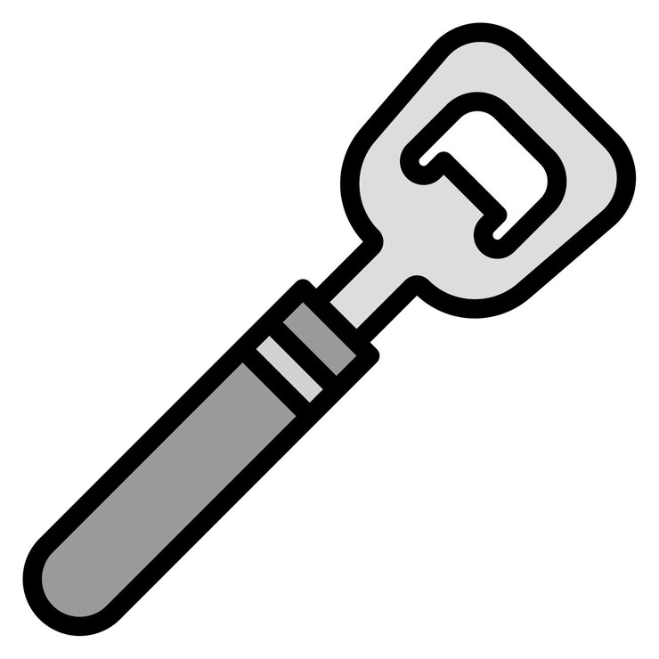 Vector imagen vectorial del icono del abridor se puede usar para bar