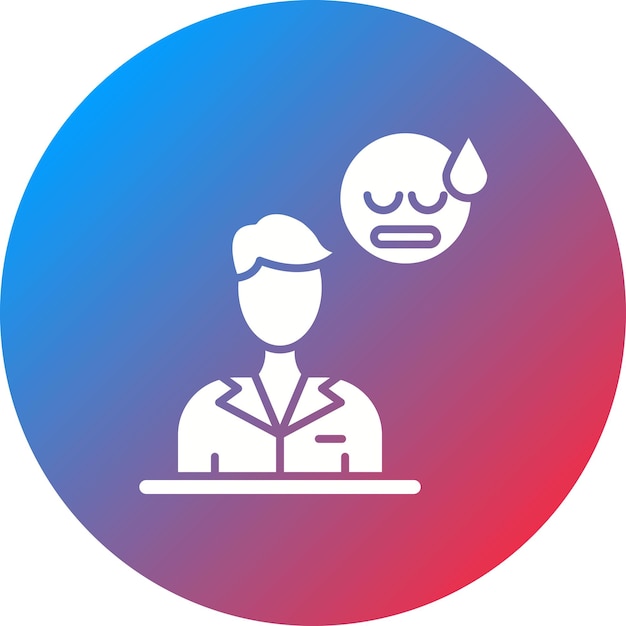 Imagen vectorial de icono aburrido Se puede usar para la inteligencia emocional