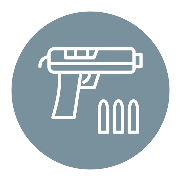 Imagen vectorial del icono de acción del juego Se puede usar para el diseño del juego