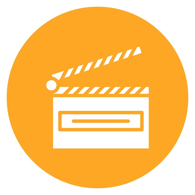 Imagen vectorial de icono de acción Se puede usar para géneros de películas