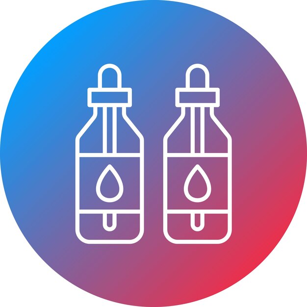 Imagen vectorial del icono del aceite esencial Se puede utilizar para cosméticos