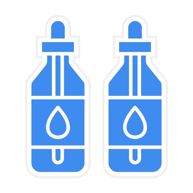Imagen vectorial del icono del aceite esencial Se puede utilizar para cosméticos