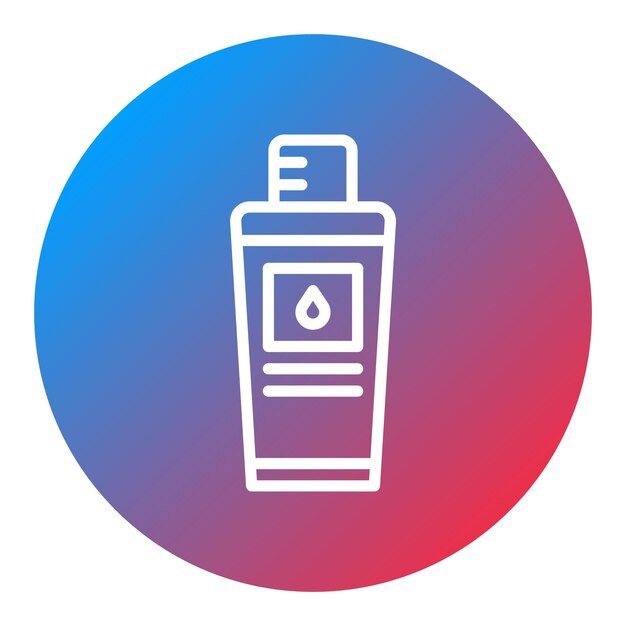 Imagen vectorial del icono del aceite Se puede utilizar para la cosmetología