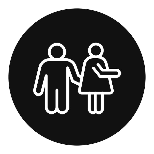 Imagen vectorial de icono de acoso Puede usarse para la intimidación en la sociedad