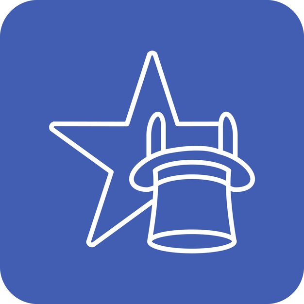 Imagen vectorial de icono de acrobacia Se puede usar para producción de video