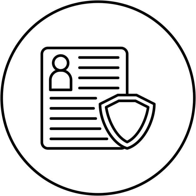 Imagen vectorial del icono de actualización de seguridad Puede utilizarse para el RGPD