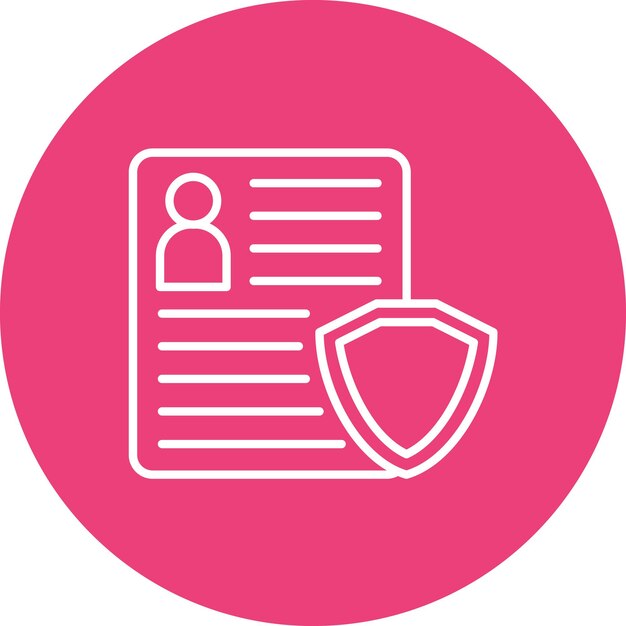 Imagen vectorial del icono de actualización de seguridad Puede utilizarse para el RGPD