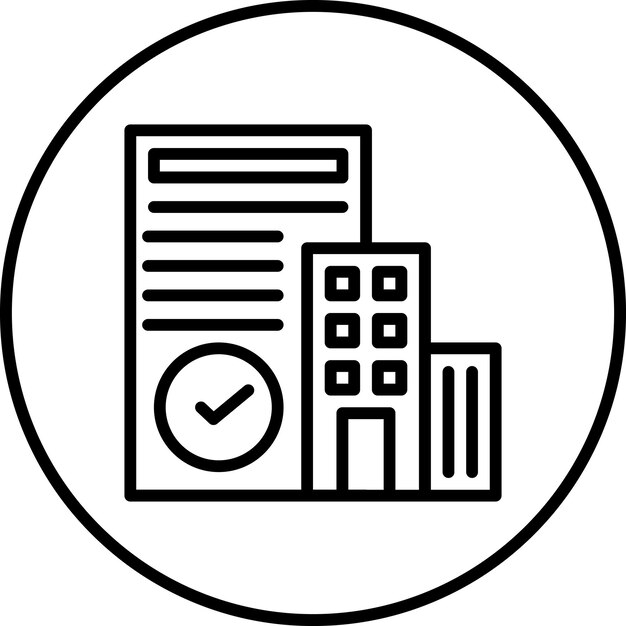 Imagen vectorial del icono del acuerdo de franquicia Se puede utilizar para crédito y préstamo