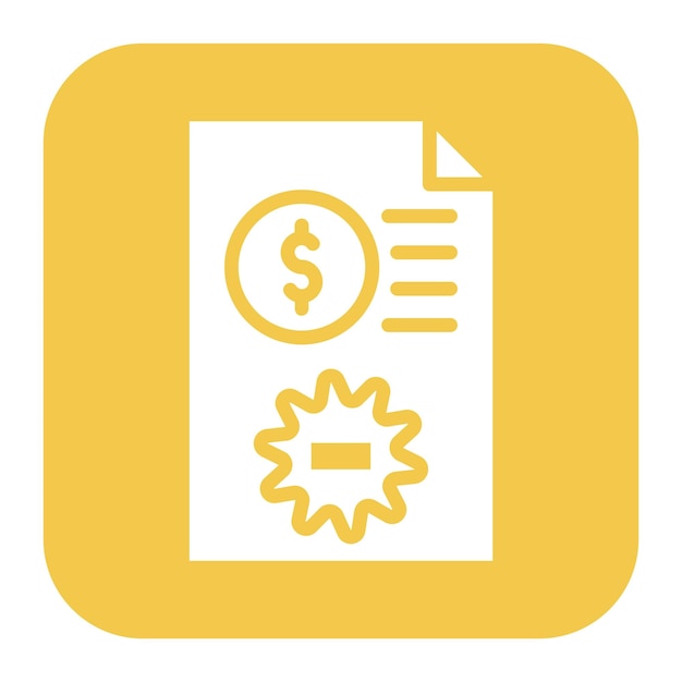 Imagen vectorial del icono del acuerdo Se puede utilizar para documentos y archivos