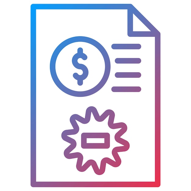 Imagen vectorial del icono del acuerdo Se puede utilizar para documentos y archivos