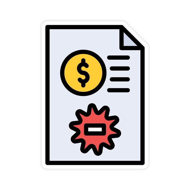 Imagen vectorial del icono del acuerdo Se puede utilizar para documentos y archivos