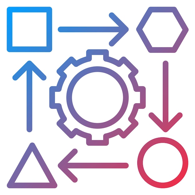 Imagen vectorial del icono de adaptabilidad Se puede utilizar para el liderazgo