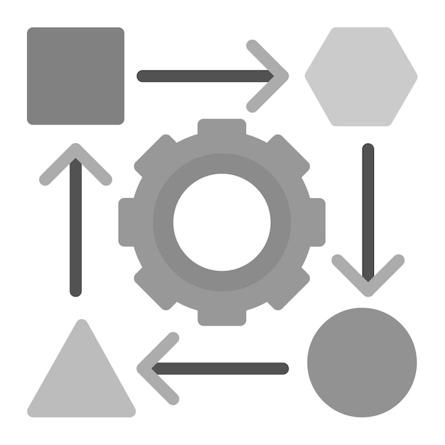 Imagen vectorial del icono de adaptabilidad Se puede utilizar para el liderazgo