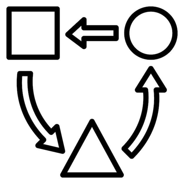 Imagen vectorial del icono de adaptabilidad Se puede utilizar para el TDAH