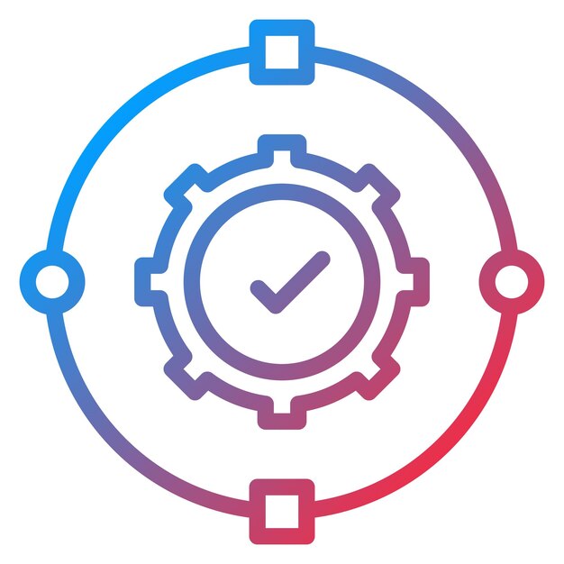 La imagen vectorial del icono de adaptación se puede utilizar para la Disrupción Digital