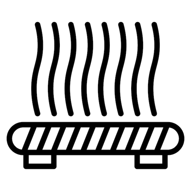 Imagen vectorial del icono de adhesión de la cama Se puede utilizar para la impresión 3D