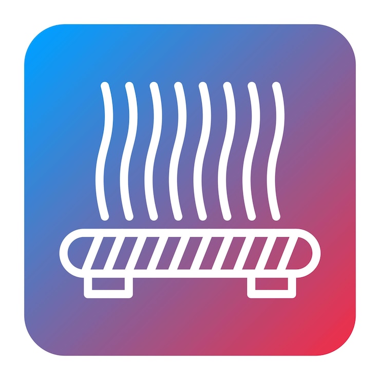 Vector imagen vectorial del icono de adhesión de la cama se puede utilizar para la impresión 3d