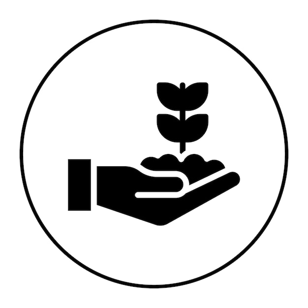 Imagen vectorial del icono de administración ambiental Se puede utilizar para el Día Mundial del Medio Ambiente