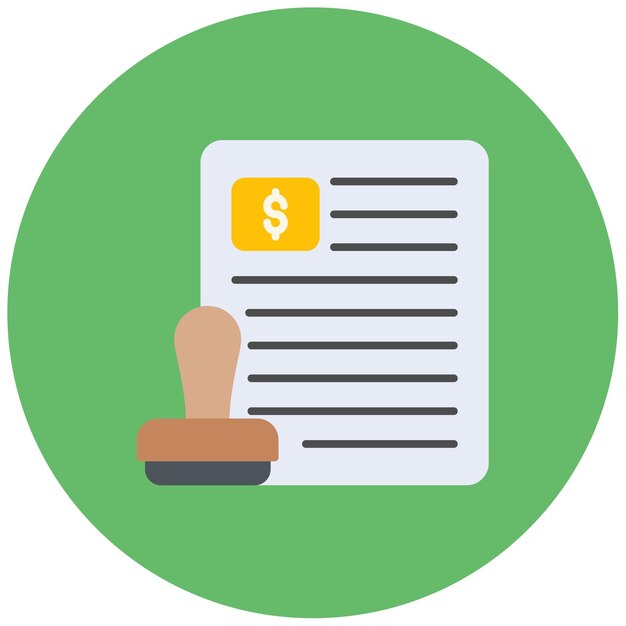 Imagen vectorial del icono de administración de nómina Se puede utilizar para Recursos Humanos