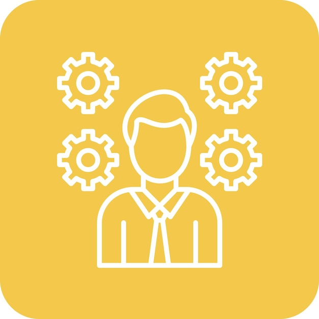 Imagen vectorial de icono de administración Se puede utilizar para la legislación de la ley