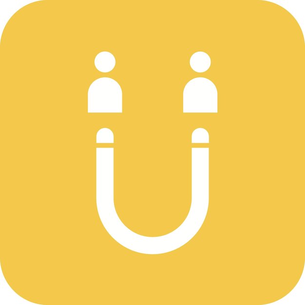 Imagen vectorial del icono de adquisición de clientes Puede utilizarse para Digital Nomad