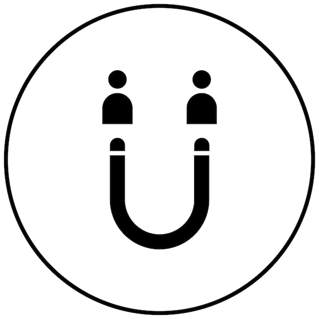 Imagen vectorial del icono de adquisición de clientes Puede utilizarse para Digital Nomad
