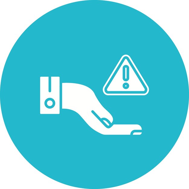 Imagen vectorial de icono de advertencia justa Se puede utilizar para la Casa de Subastas