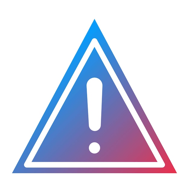 Imagen vectorial del icono de advertencia de peligro Puede utilizarse para la gestión de riesgos