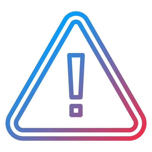 Imagen vectorial del icono de advertencia de peligro Puede utilizarse para el laboratorio
