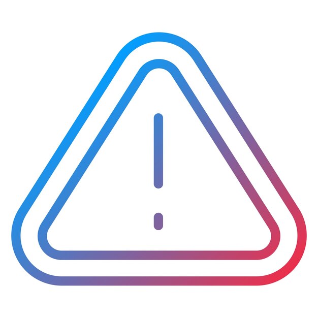 Imagen vectorial del icono de advertencia Se puede utilizar para la batería y la energía