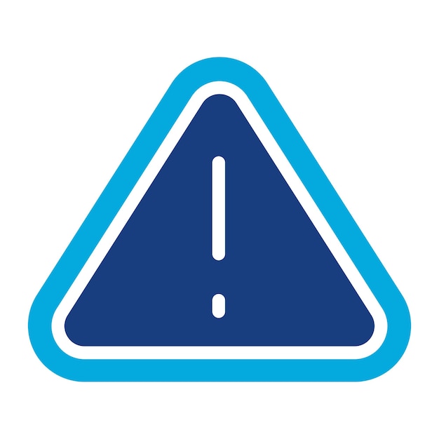 Imagen vectorial del icono de advertencia Se puede utilizar para la batería y la energía