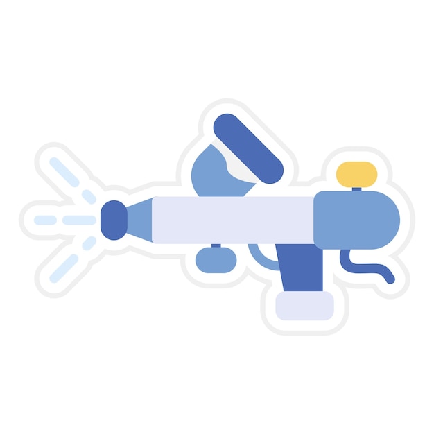 Imagen vectorial de icono de aerógrafo Se puede utilizar para el diseño