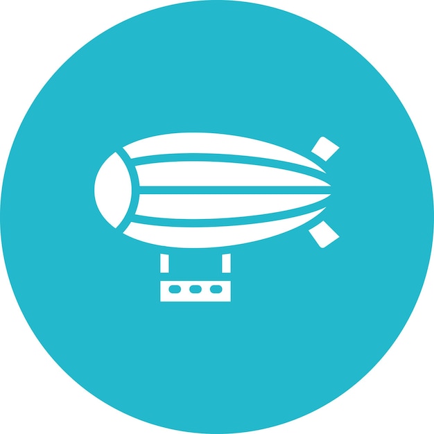 Imagen vectorial del icono de la aeronave Se puede utilizar para el avión