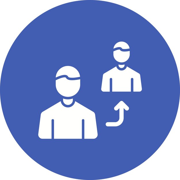 Imagen vectorial del icono del afiliado del comerciante Se puede utilizar para el nómada digital