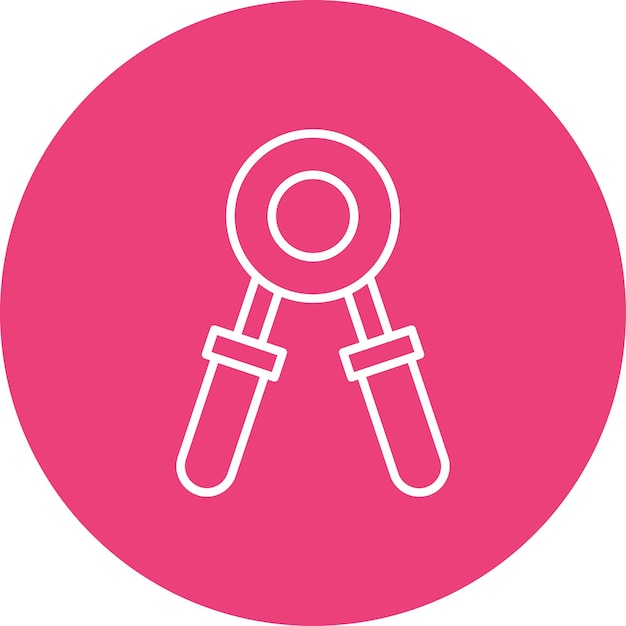 Imagen vectorial del icono de agarre Se puede usar para Pilates