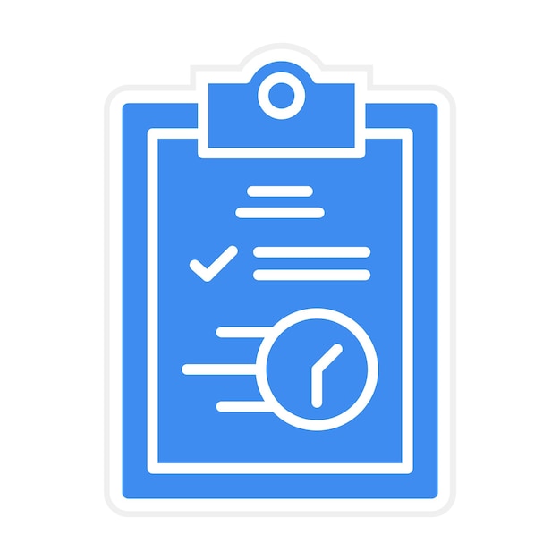 Imagen vectorial del icono de la agenda Se puede utilizar para artículos de oficina