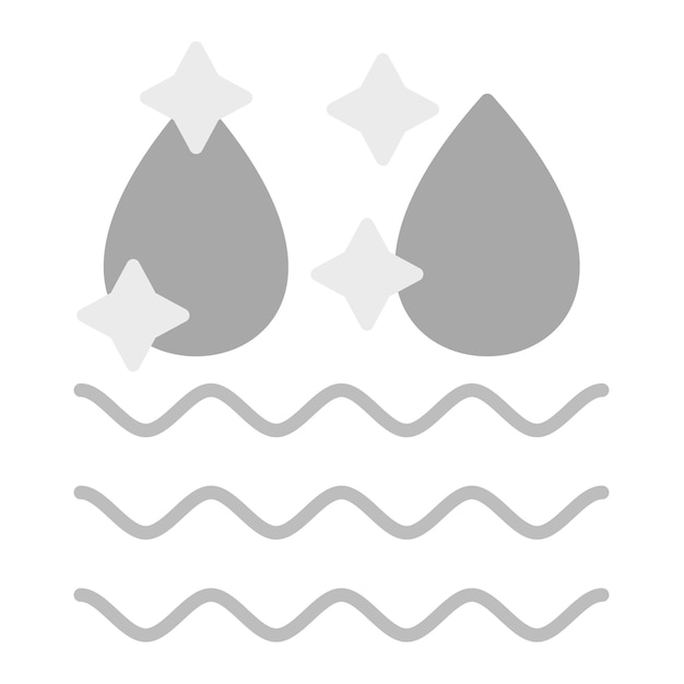 Imagen vectorial de icono de agua limpia Puede utilizarse para productos ecológicos