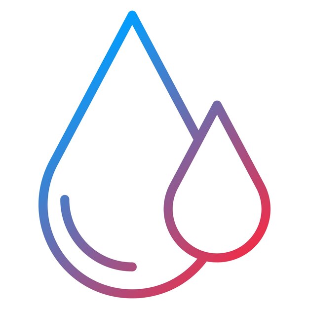 Imagen vectorial de icono de agua Se puede usar para equipos deportivos