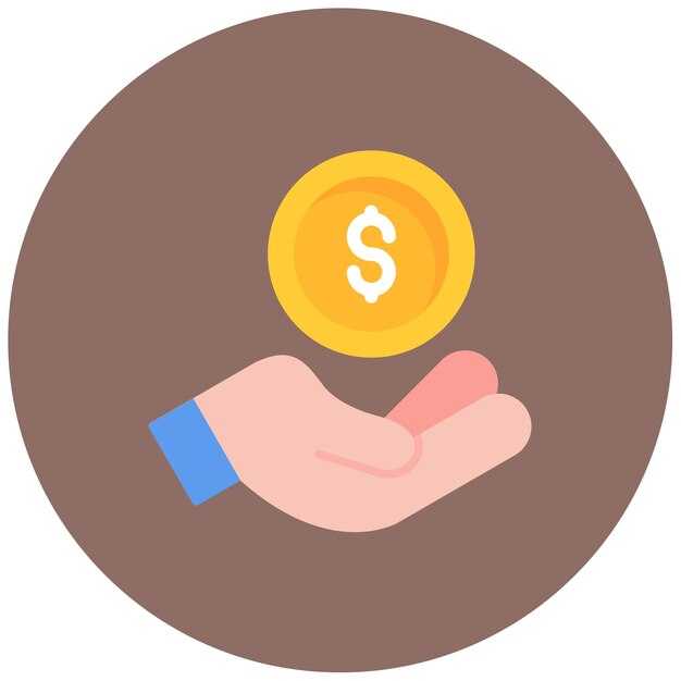 Imagen vectorial del icono de ahorro Se puede utilizar para invertir