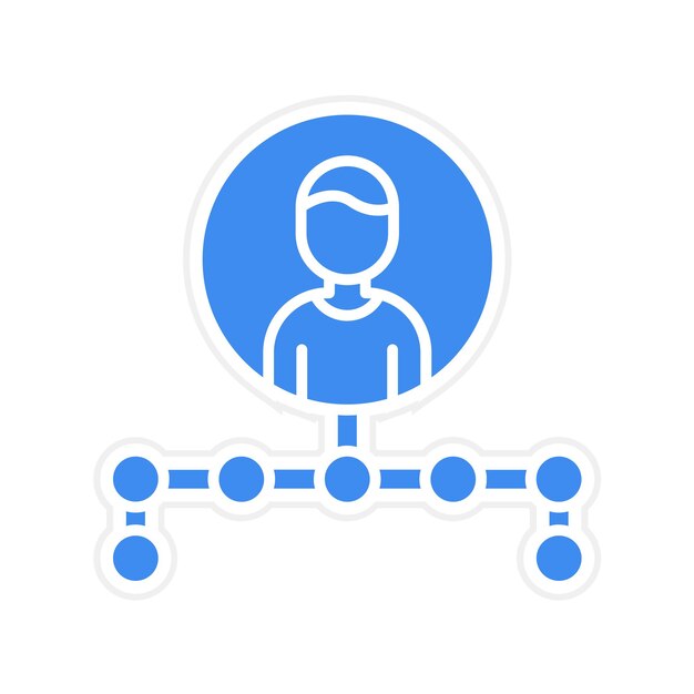 Imagen vectorial de icono de Aida Se puede utilizar para el marketing de influencers