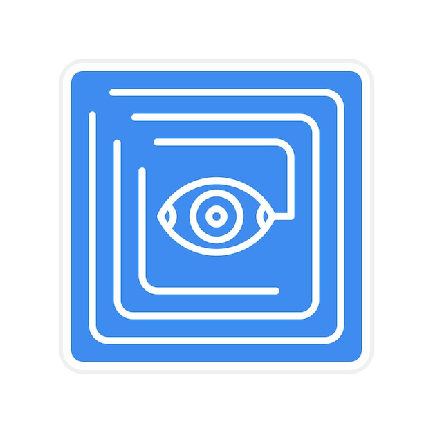 Imagen vectorial de icono AIDC Se puede utilizar para Big Data