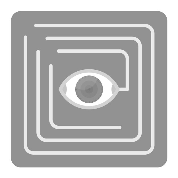 Imagen vectorial de icono AIDC Se puede utilizar para Big Data