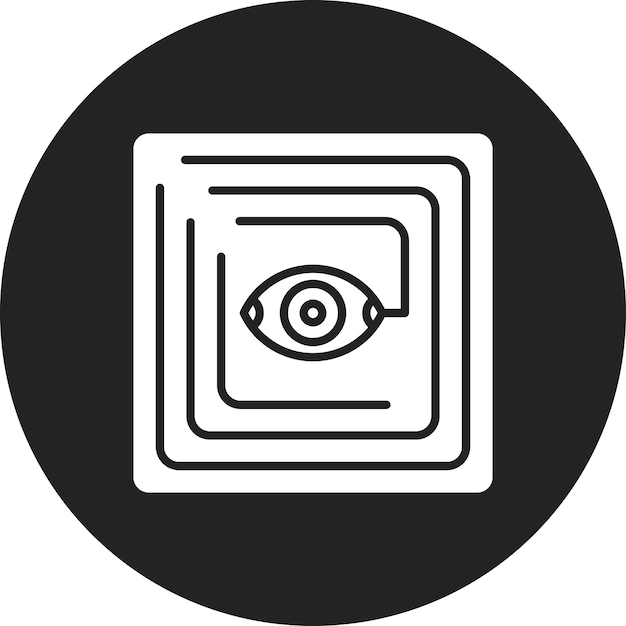 Imagen vectorial de icono AIDC Se puede utilizar para Big Data