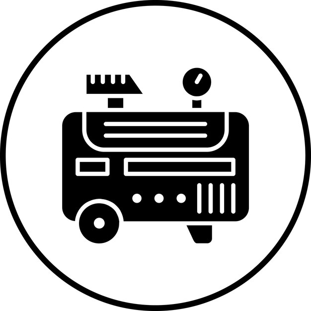 Imagen vectorial del icono de aire comprimido como servicio Puede utilizarse para Economía