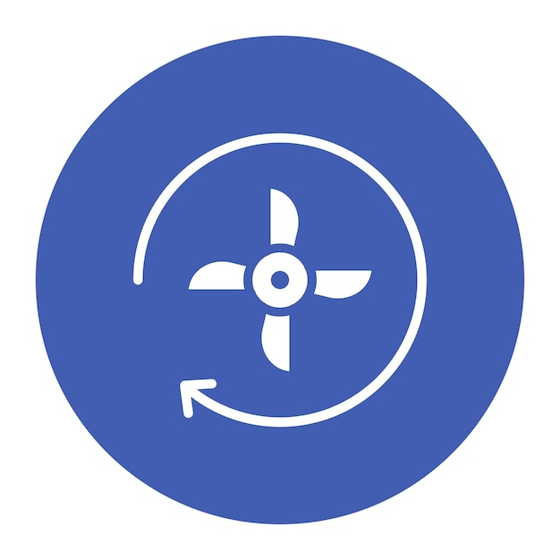 La imagen vectorial del icono de aireación se puede utilizar para el laboratorio