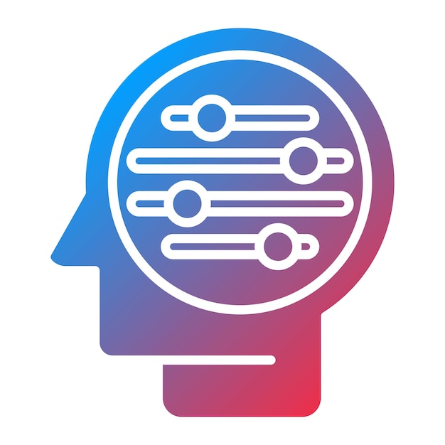 La imagen vectorial del icono de ajuste de comportamiento se puede utilizar para Agile