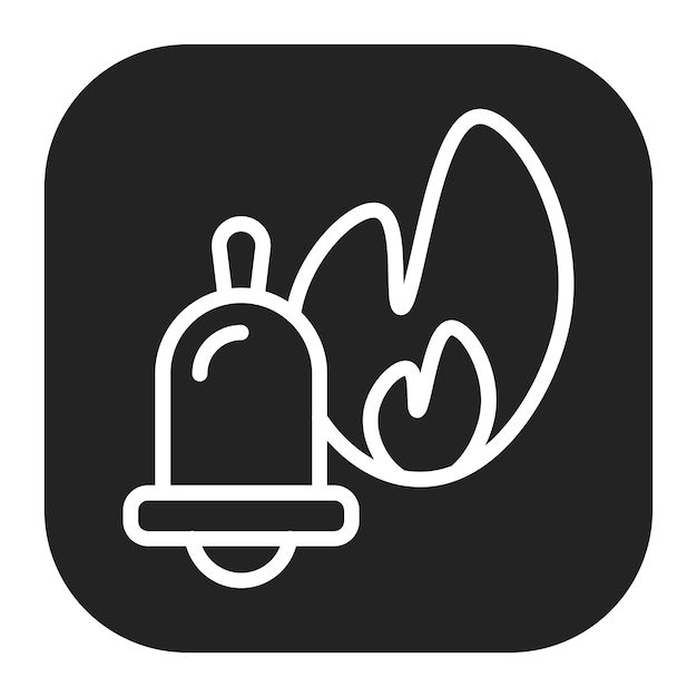 Imagen vectorial del icono de la alarma de incendio Se puede utilizar para el rescate y la respuesta